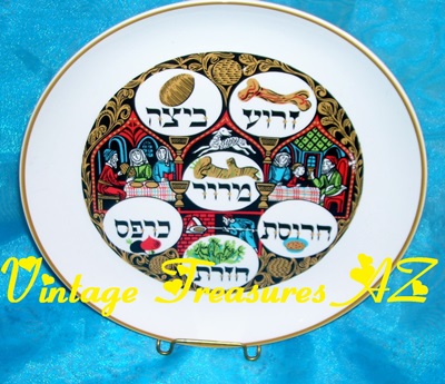<b><span style='color:purple'> Seder Passover/Pesach Plate Naaman Israel Vintage 1970s-1980s Handpainted Gilded Porcelain Jewish Festival Holiday Platter/Tray Judaica </span></b><span style='color:purple'> <b><span style='color:red'>USPS RETAIL GROUND SHIPPING INCLUDED – DOMESTIC ORDERS ONLY!</span></b><span style='color:purple'> Image for <b><span style='color:purple'> Seder Passover/Pesach Plate Naaman Israel Vintage 1970s-1980s Handpainted Gilded Porcelain Jewish Festival Holiday Platter/Tray Judaica </span></b><span style='color:purple'> <b><span style='color:red'>USPS RETAIL GROUND SHIPPING INCLUDED – DOMESTIC ORDERS ONLY!</span></b><span style='color:purple'>